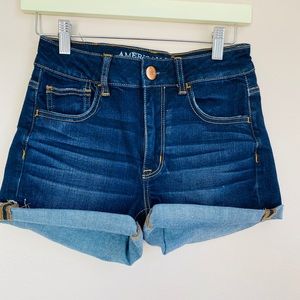 Denim shorts